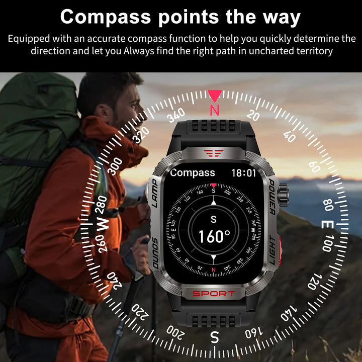 MISIRUN Military Men's Smartwatch