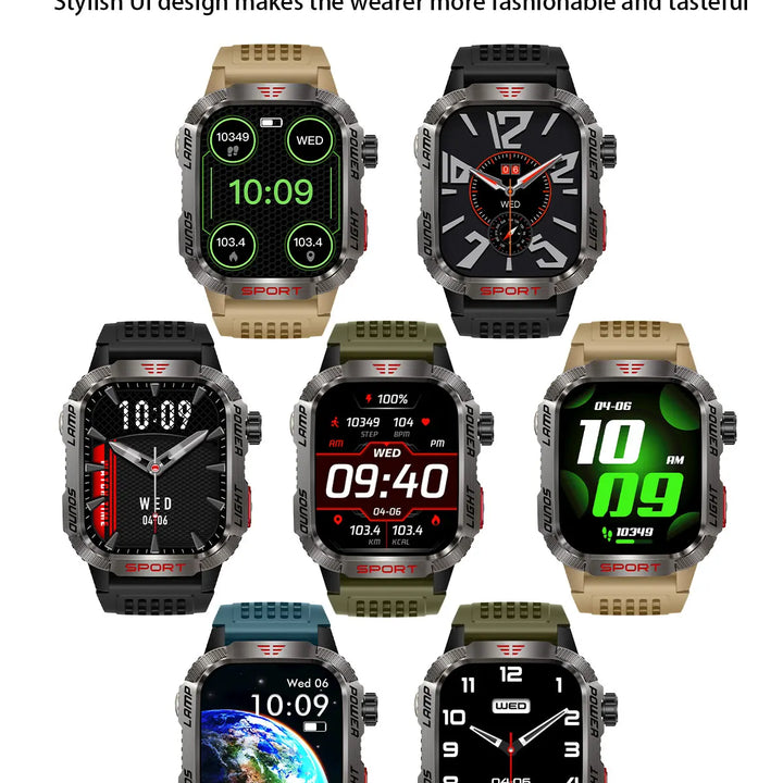 MISIRUN Military Men's Smartwatch