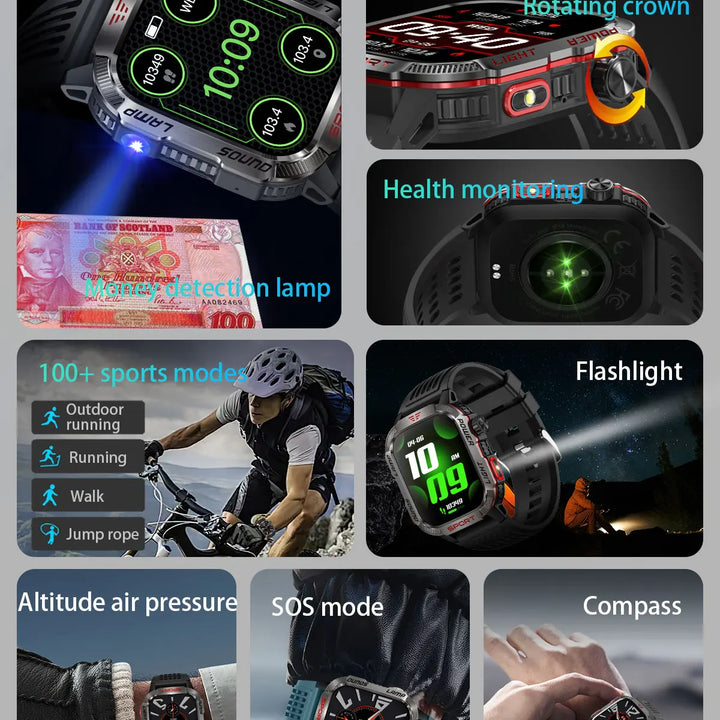 MISIRUN Military Men's Smartwatch