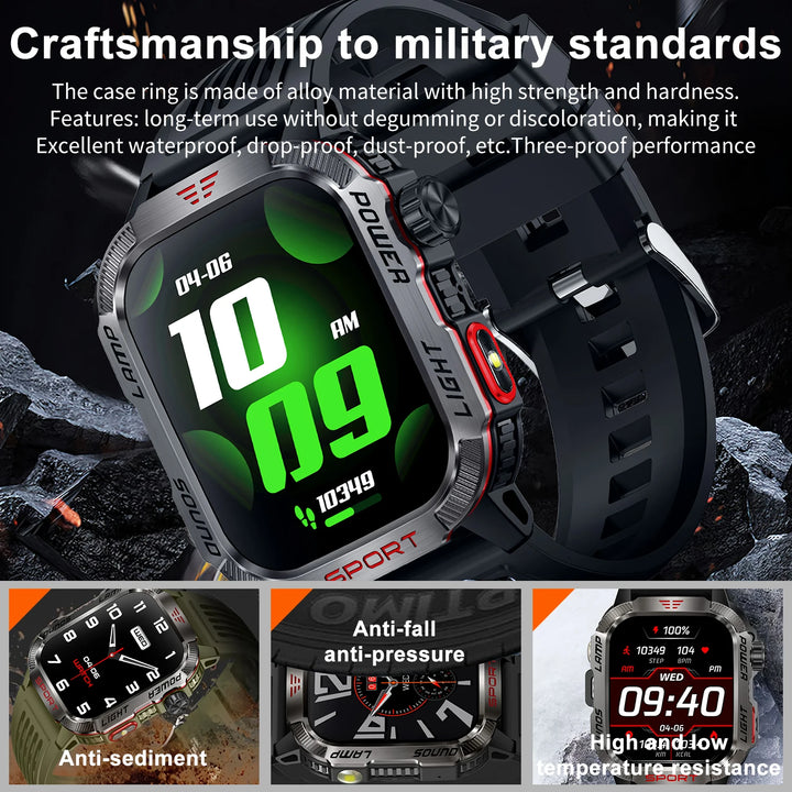 MISIRUN Military Men's Smartwatch