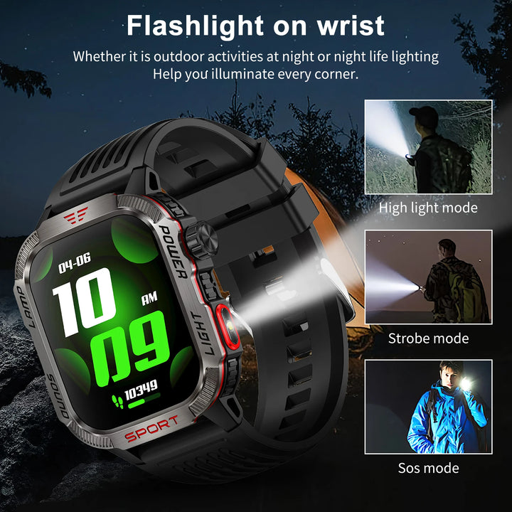 MISIRUN Military Men's Smartwatch