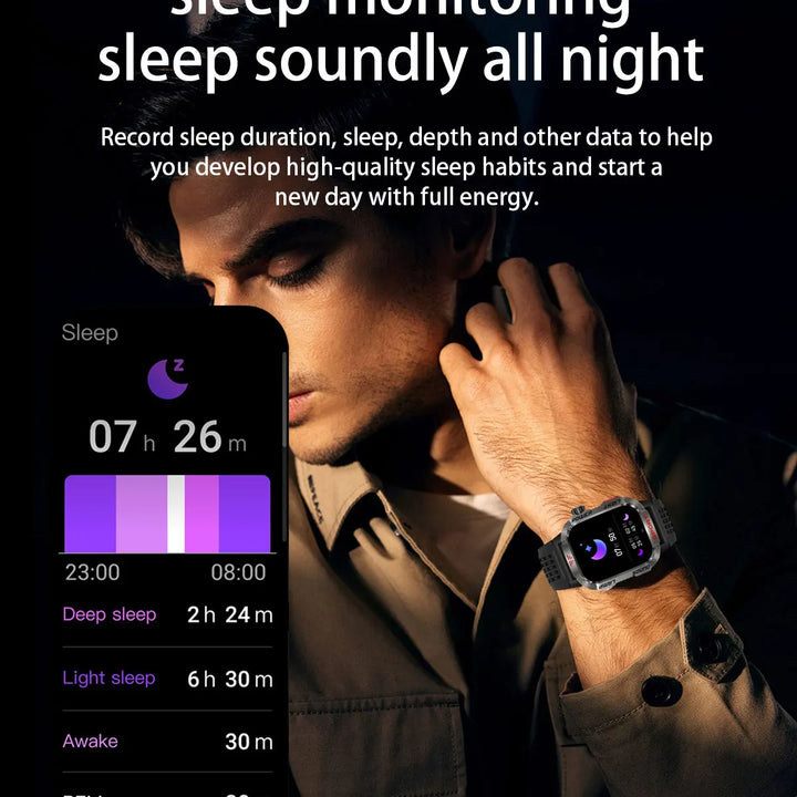 MISIRUN Military Men's Smartwatch