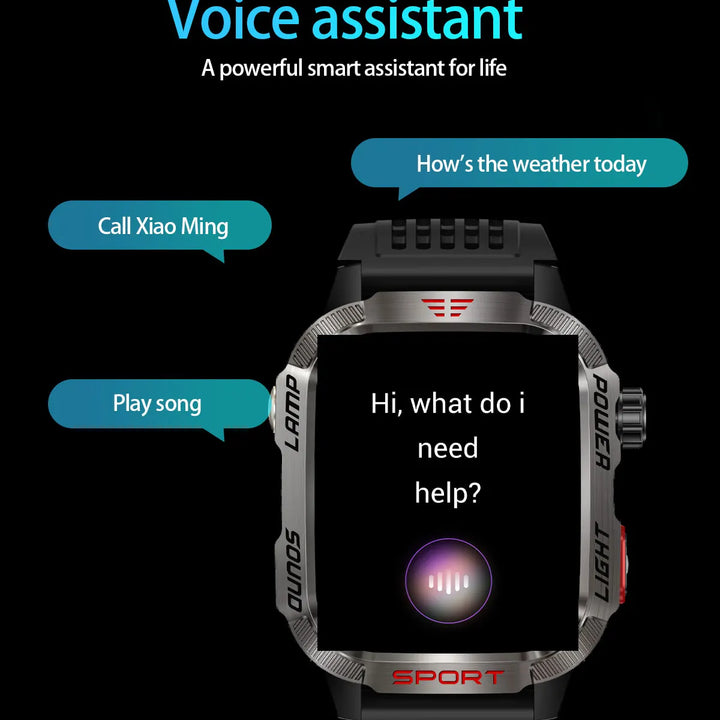 MISIRUN Military Men's Smartwatch