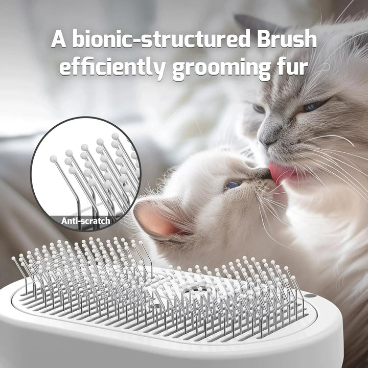 Steam Grooming Brush for Cats